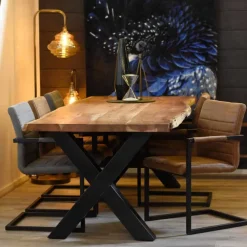 HUUS Eettafels*Boomstamtafel Live Edge