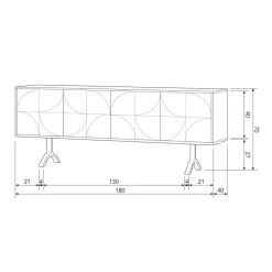 HUUS Dressoirs*Dressoir Draw