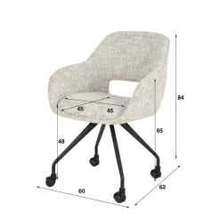 HUUS Eetkamerstoelen*Eetkamerstoel Angie (per 2 stuks)