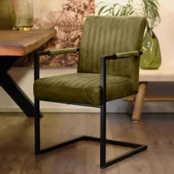 HUUS Eetkamerstoelen*Eetkamerstoel België met arml. – €179,- p.s (per 2 stuks)