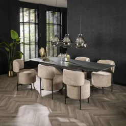 HUUS Eetkamerstoelen*Eetkamerstoel Curby (per 2 stuks)