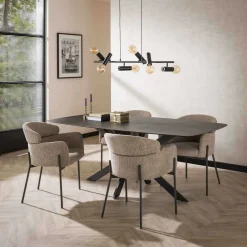 HUUS Eetkamerstoelen*Eetkamerstoel Julliet (per 2 stuks)