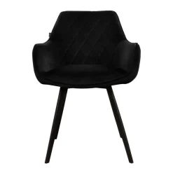 HUUS Eetkamerstoelen*Eetkamerstoel Karl Velvet Kick (per 2 stuks)