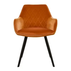 HUUS Eetkamerstoelen*Eetkamerstoel Karl Velvet Kick (per 2 stuks)