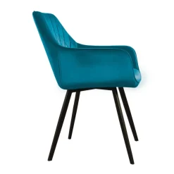HUUS Eetkamerstoelen*Eetkamerstoel Karl Velvet Kick (per 2 stuks)
