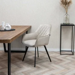 HUUS Eetkamerstoelen*Eetkamerstoel Karl Velvet Kick (per 2 stuks)