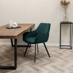 HUUS Eetkamerstoelen*Eetkamerstoel Karl Velvet Kick (per 2 stuks)