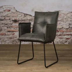 HUUS Eetkamerstoelen*Eetkamerstoel Simon met armleuningen (per 2 stuks)