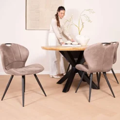 HUUS Eetkamerstoelen*Eetkamerstoel Sjoerd (per 2 stuks)