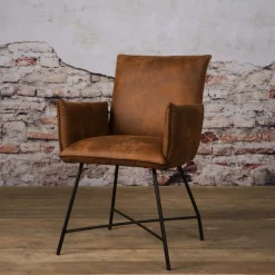 HUUS Eetkamerstoelen*Eetkamerstoel Tim met armleuningen