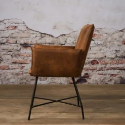 HUUS Eetkamerstoelen*Eetkamerstoel Tim met armleuningen