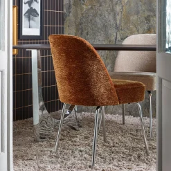 HUUS Eetkamerstoelen*Eetkamerstoel Vogue – Chroom