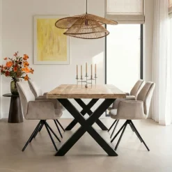 HUUS Eettafels*Eettafel Iris rechthoekig