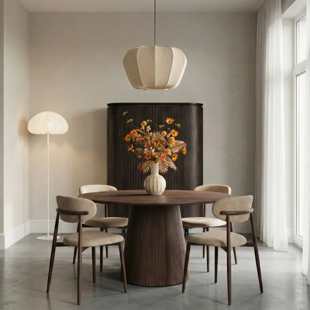 HUUS Eettafels*Eettafel Japandi – Rond