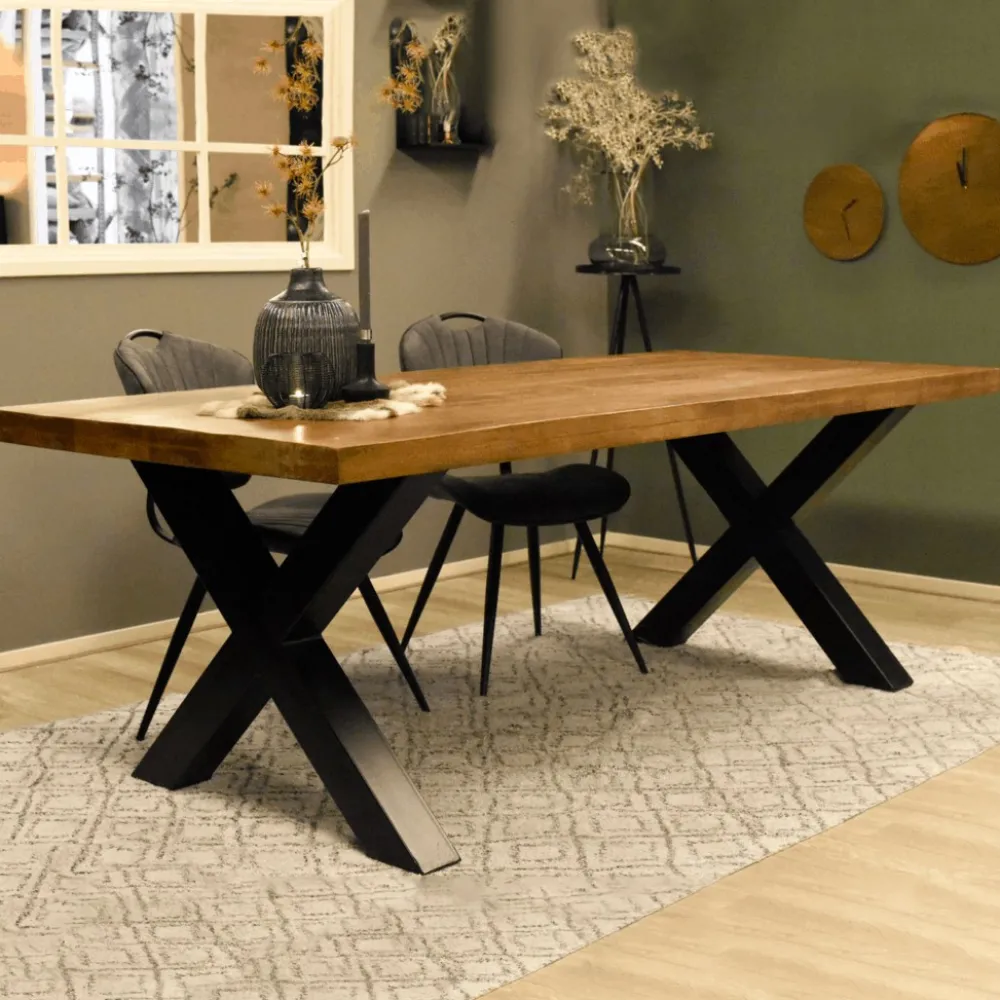 HUUS Eettafels*Eettafel Monique rechthoekig