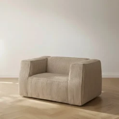 HUUS Relaxfauteuil*Fauteuil Bean – Ribstof