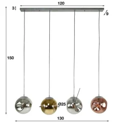 HUUS Hanglampen*Hanglamp Adriaan
