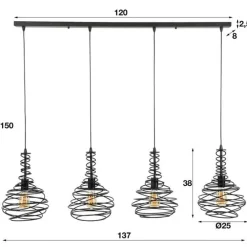 HUUS Hanglampen*Hanglamp Bette