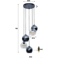 HUUS Hanglampen*Hanglamp Colbie