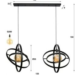 HUUS Hanglampen*Hanglamp Galaxy