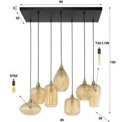 HUUS Hanglampen*Hanglamp Leonore