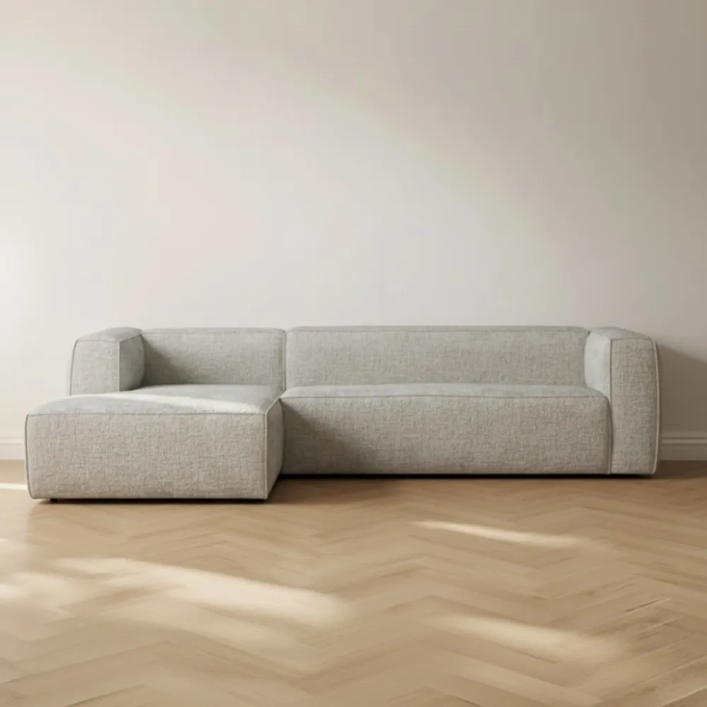 HUUS Hoekbanken*Hoekbank Bean – grove melange