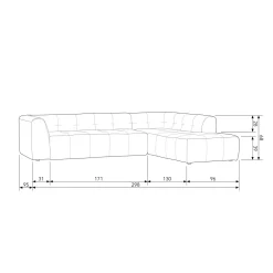 HUUS Hoekbanken*Hoekbank Grid