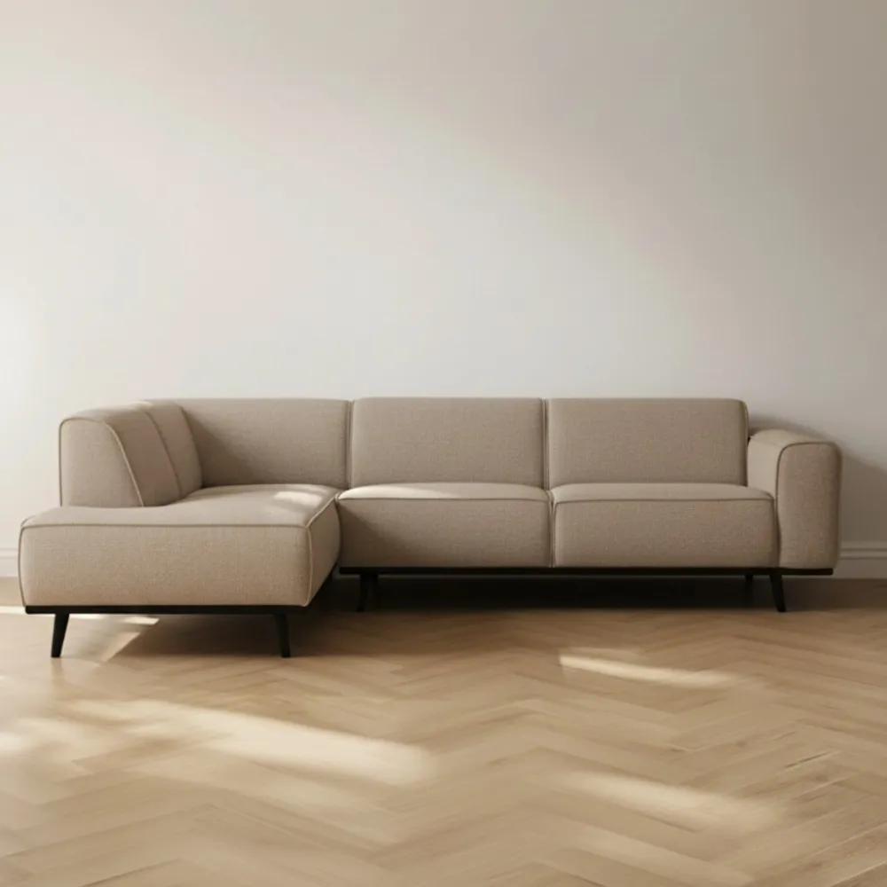 HUUS Hoekbanken|Zitbanken*Hoekbank Statement Bouclé