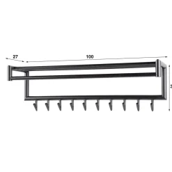 HUUS Kapstokken*Kapstok Evelien