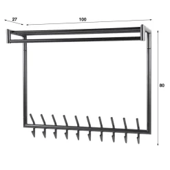 HUUS Kapstokken*Kapstok Evelien