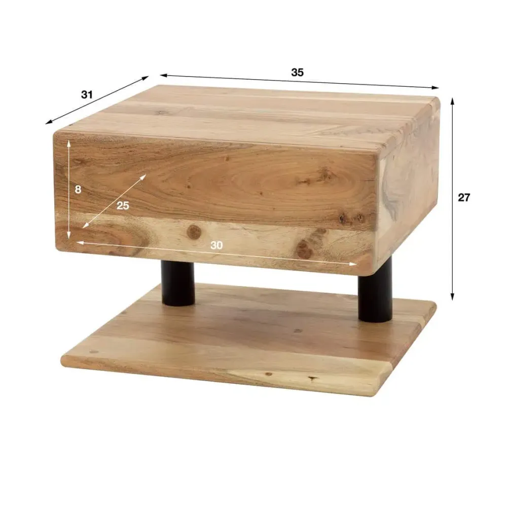 HUUS Nachtkastjes*Nachtkastje Denzel