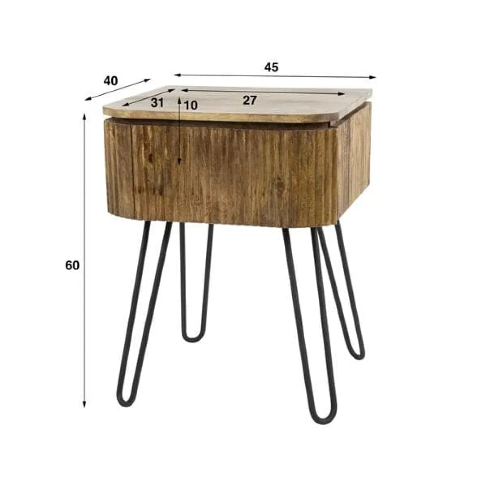 HUUS Nachtkastjes*Nachtkastje Lexie