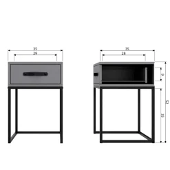 HUUS Nachtkastjes*Nachtkastje Morris