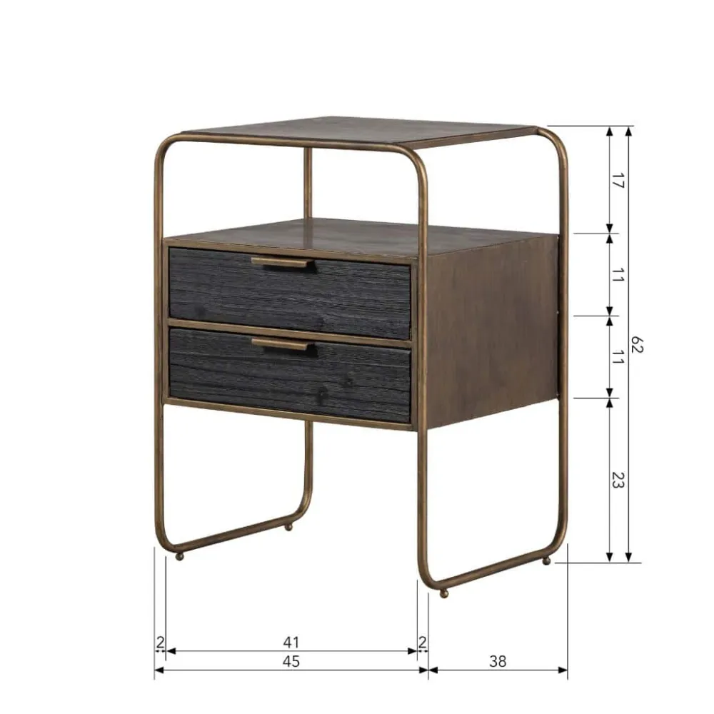 HUUS Nachtkastjes*Nachtkastje Polite