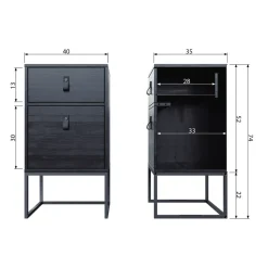 HUUS Nachtkastjes*Nachtkastje Zola