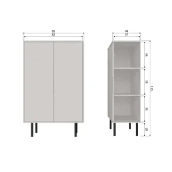 HUUS Opbergkasten*Opbergkast Cadiz