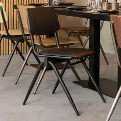 HUUS Eetkamerstoelen*Stapelstoel Solid (per 2 stuks)