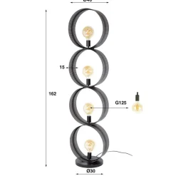 HUUS Vloerlampen*Vloerlamp Angelo