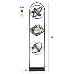 HUUS Vloerlampen*Vloerlamp Arthur