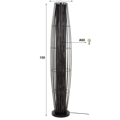 HUUS Vloerlampen*Vloerlamp Barry