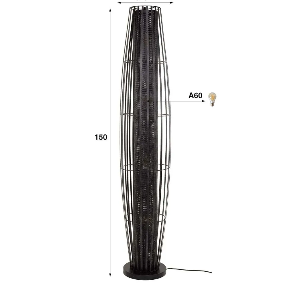 HUUS Vloerlampen*Vloerlamp Barry