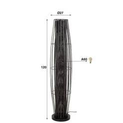 HUUS Vloerlampen*Vloerlamp Barry