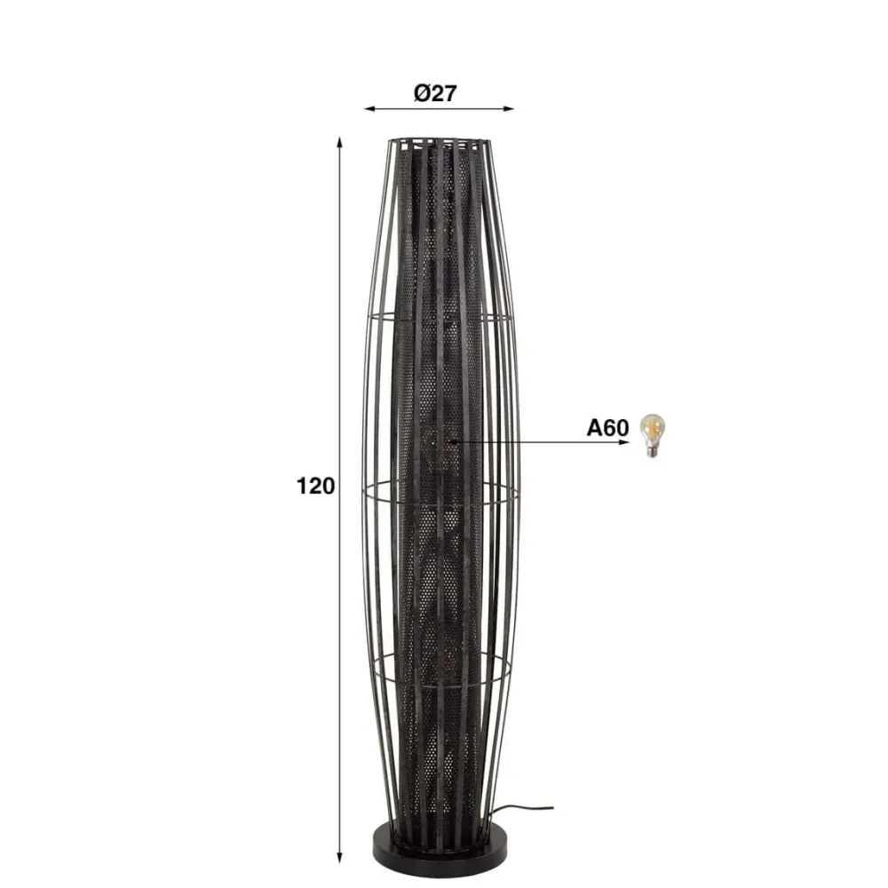 HUUS Vloerlampen*Vloerlamp Barry