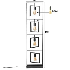 HUUS Vloerlampen*Vloerlamp Silvan